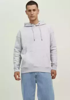 Толстовка Jack & Jones с капюшоном "STAR BASIC SWEAT HOOD", серый