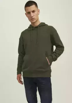 Толстовка Jack & Jones с капюшоном "STAR BASIC SWEAT HOOD", цвет Rosin
