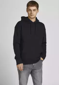 Толстовка Jack & Jones с капюшоном "STAR BASIC SWEAT HOOD", черный