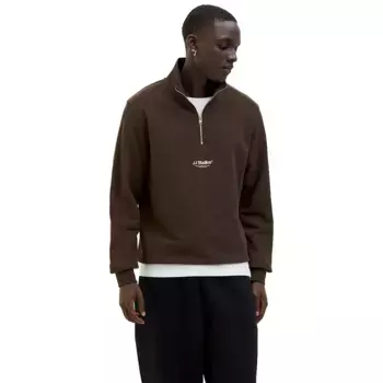 Толстовка Jack & Jones Soho Quarter full zip, коричневый
