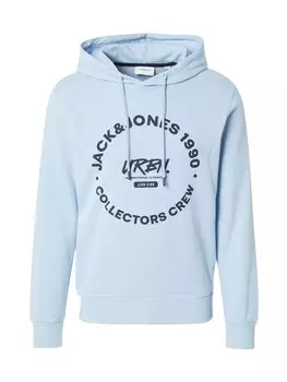 Толстовка JACK & JONES, светло-синий