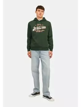 Толстовка Jack & Jones, темно-зеленый