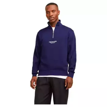 Толстовка Jack & Jones Vesterbro half zip, синий
