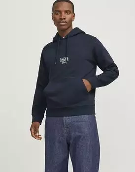 Толстовка Jack & Jones в темно-синем цвете
