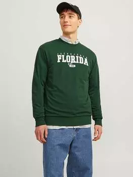 Толстовка Jack & Jones, зеленый