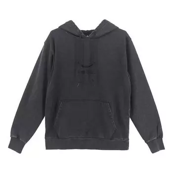 Толстовка jack purcell smile hoodie 'dark grey' Converse, серый