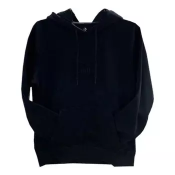 Толстовка jack purcell smile pullover hoodie 'black' Converse, черный