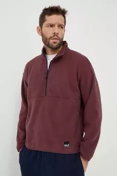 Толстовка Jack Wolfskin, бордовый