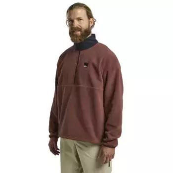 Толстовка Jack Wolfskin Sumetro half zip, коричневый