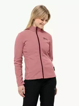 Толстовка Jack Wolfskin TAUNUS FZ W, розовый