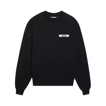 Толстовка Jacquemus Le Gros Grain Sweatshirt, черный