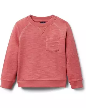 Толстовка Janie and Jack Boys Slub French Terry Crew Neck, розовый