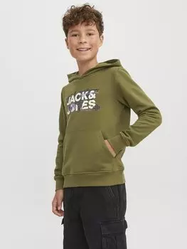 Толстовка JCODUST HOOD Jack & Jones Junior, цвет olive branch