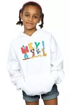 Худи «Mickey Mouse Friends Hey» Disney, белый