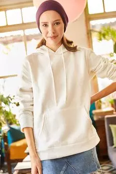 Толстовка - Экрю - Oversize Olalook, экрю