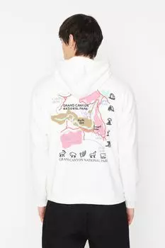 Толстовка - Экрю - Oversize Trendyol, экрю