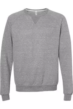 Толстовка JERZEES Snow Heather French Terry с круглым вырезом, цвет charcoal