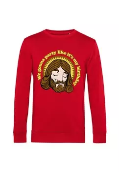 Толстовка JESUS BIRTHDAY Henry Tiger, красный