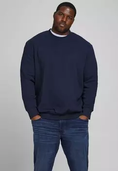 Толстовка JJEBASIC CREW NECK NOOS PS Jack & Jones, темно-синий пиджак
