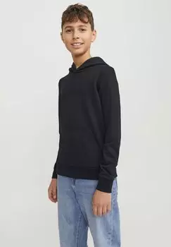 Толстовка JJEBRADLEY HOOD Jack & Jones Junior, цвет black