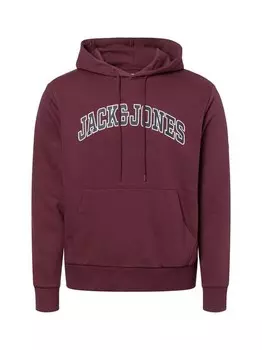 Толстовка jjecaleb Jack & Jones, бордовый