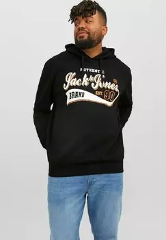 Толстовка JJELOGO COL NOOS PLS Jack & Jones, черный