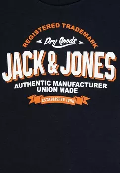 Толстовка JJELOGO CREW Jack & Jones Junior, темно-синий