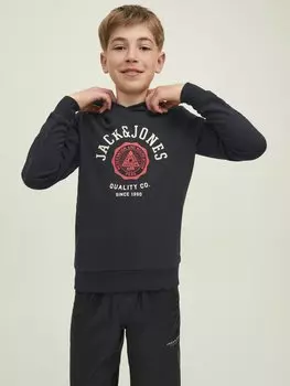 Толстовка JJELOGO HOOD Jack & Jones Junior, цвет schwarz