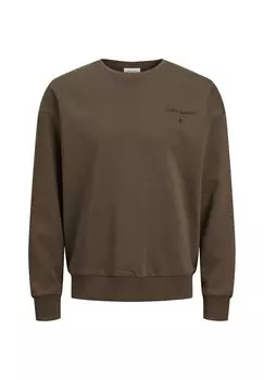 Толстовка JJMYSTIC CREW NECK Jack & Jones, бежевый