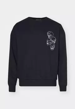Толстовка JJSCULLY CREW NECK Jack & Jones, черный