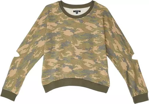 Толстовка Joe'S Jeans The High-Low Sweatshirt, цвет Camo Print
