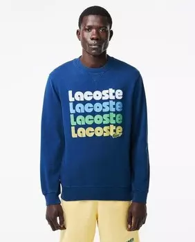 Толстовка Jogger с градиентным принтом с эффектом размытости Lacoste, синий