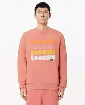 Толстовка Jogger с градиентным принтом с эффектом размытости Lacoste, розовый