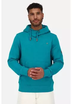 Толстовка Johnson alife & kickin, цвет marine teal melange