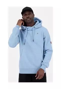 Толстовка JohnsonAK A, на шнурке, карман-кенгуру, мужская ALIFE AND KICKIN, цвет Fjord Melang