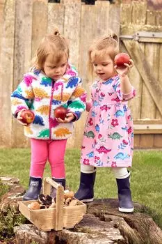 Толстовка JoJo Maman Bb Stegosaurus с принтом и овчиной Jojo Maman Bb, бежевый