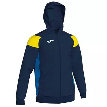 Толстовка Joma Crew III Full Zip, синий