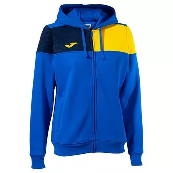 Толстовка Joma Crew V Full Zip, синий