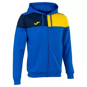 Толстовка Joma Crew V Full Zip, синий