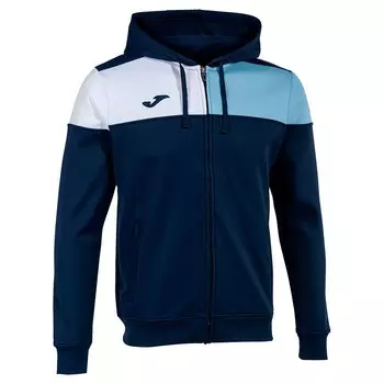 Толстовка Joma Crew V Full Zip, синий