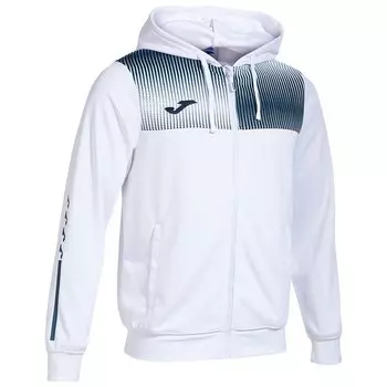 Толстовка Joma Eco Supernova Full Zip, белый