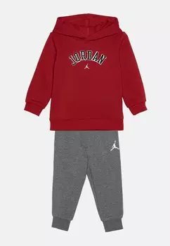 Толстовка Jordan Arch Unisex Set Jordan, цвет carbon heather/gym red