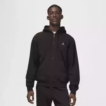 Толстовка Jordan Brooklyn Fleece Full-Zip, черный
