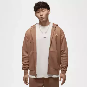 Толстовка Jordan Brooklyn Fleece Fullzip, коричневый