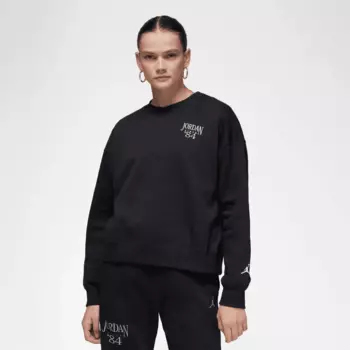 Толстовка Jordan Brooklyn Fleece Jordan Crew, черный