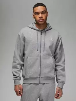 Толстовка Jordan M J ESS FLC FZ HOODIE, серый