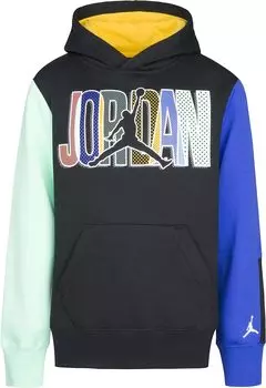 Толстовка Jordan Mismatch Fleece Pullover, черный