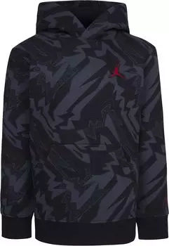 Толстовка Jordan MJ Essentials All Over Print Fleece Sweatshirt, черный