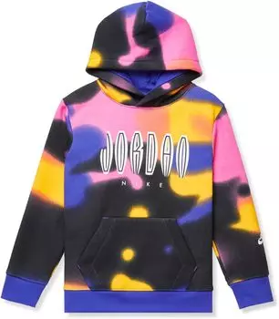 Толстовка Jordan MJ MVP HBR All Over Print Fleece Sweatshirt, цвет Dark Concord