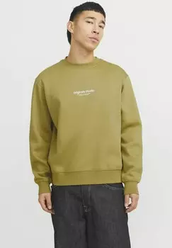 Толстовка JORVESTERBRO CREW NECK Jack & Jones, оливковый